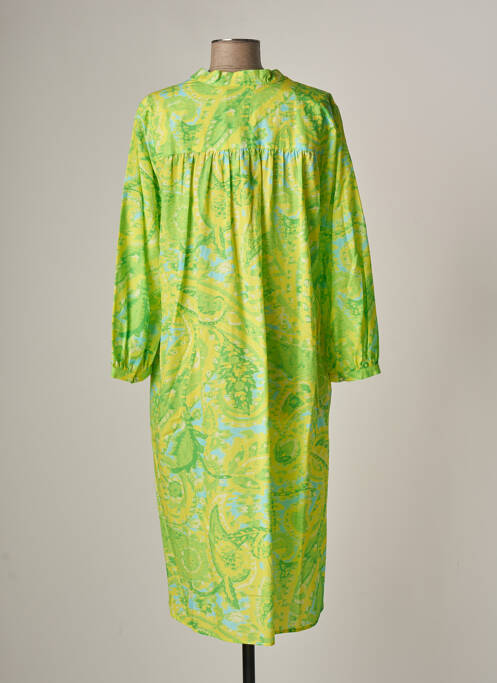 Robe mi-longue vert MAX-VOLMARY pour femme