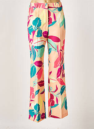 Pantalon large orange ANGELA DAVIS pour femme