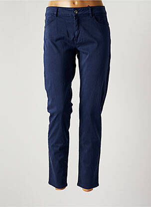 Pantalon slim stretch taille normale bleu CARACTERE femme