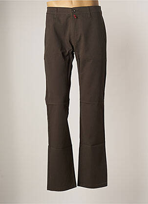 Pantalon chino marron PIERRE CARDIN pour homme
