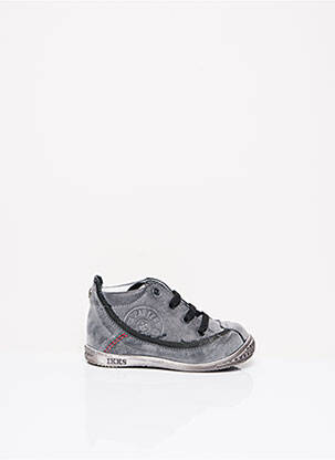 Baskets semelle amovible talon compensé gris IKKS enfant