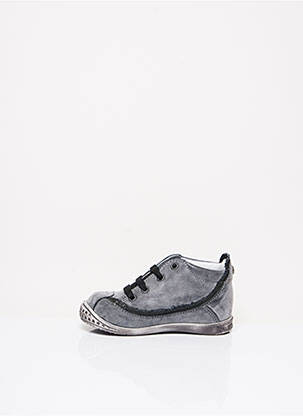 Baskets semelle amovible talon compensé gris IKKS enfant