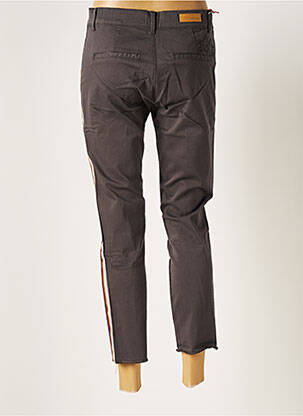 Pantacourt stretch taille normale gris HOPPY femme
