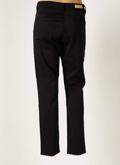 Pantalon droit stretch taille normale noir HOPPY femme