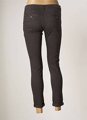 Pantalon 7/8 stretch taille basse gris REIKO femme
