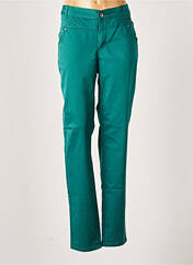 Pantalon droit vert JENSEN pour femme seconde vue