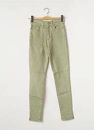 Jeans coupe slim slim taille haute vert JOE S femme