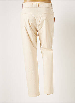 Pantalon 7/8 stretch taille normale beige ELEVENTY femme
