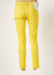 Jeans coupe slim jaune LAB DIP PARIS pour femme seconde vue