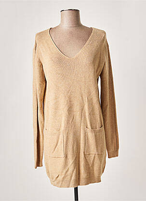 Robe pull beige NEWSLADY pour femme