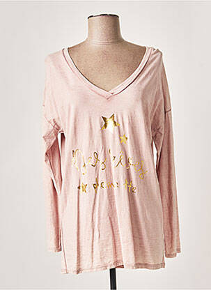 T-shirt rose COLETTE pour femme