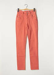 Jeans coupe slim orange KANOPE pour femme seconde vue