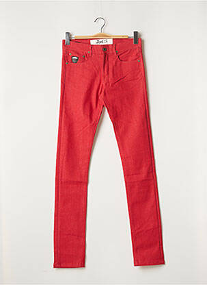 Pantalon slim stretch taille normale rouge APRIL 77 femme