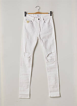 Pantalon slim stretch taille normale blanc APRIL 77 femme