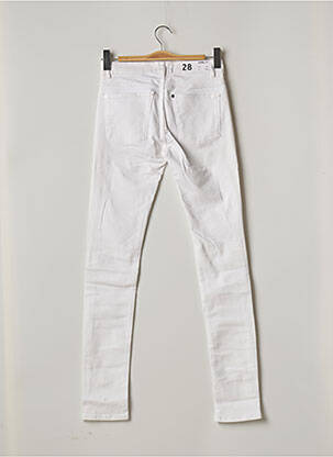 Pantalon slim stretch taille normale blanc APRIL 77 femme