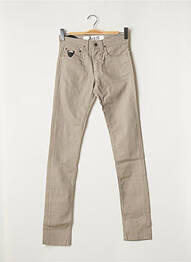 Pantalon slim stretch taille normale gris APRIL 77 femme