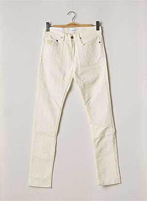 Pantalon slim stretch taille normale beige APRIL 77 femme
