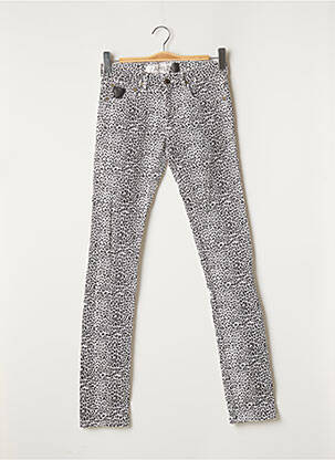 Pantalon slim stretch taille normale noir APRIL 77 femme