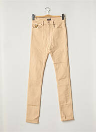 Pantalon slim skinny taille haute beige APRIL 77 femme