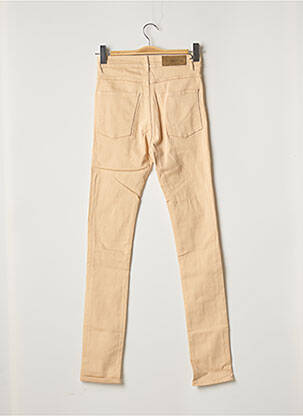 Pantalon slim taille haute taille haute beige APRIL 77 femme