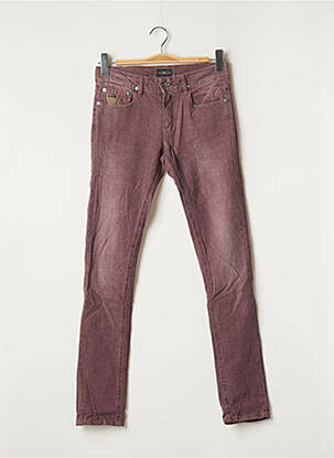 Pantalon slim stretch taille normale violet APRIL 77 femme