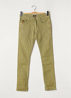 Pantalon slim stretch taille normale vert APRIL 77 femme