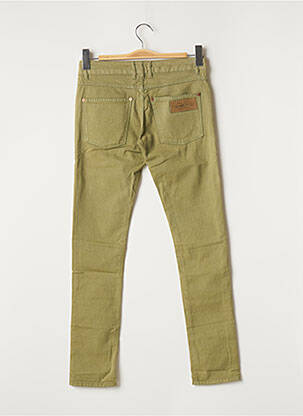 Pantalon slim stretch taille normale vert APRIL 77 femme