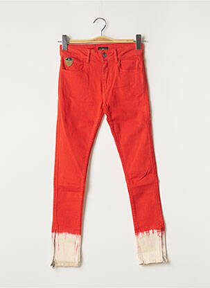 Pantalon slim skinny taille normale orange APRIL 77 femme