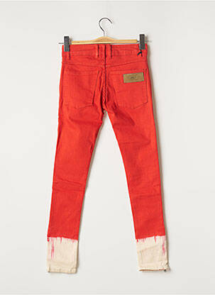 Pantalon slim stretch taille normale orange APRIL 77 femme