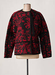 Manteau court poches sans capuche rouge DAMART femme