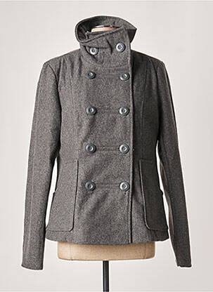 Manteau court gris VILA pour femme