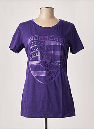 T-shirt violet PORSCHE pour femme