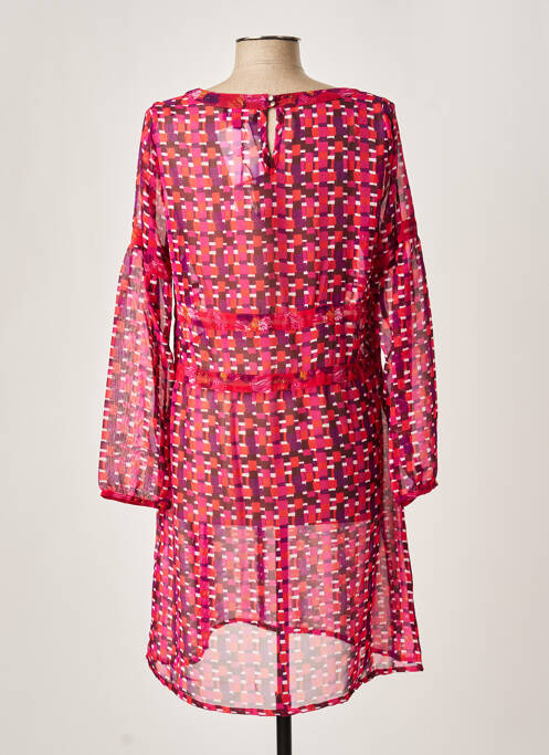 Robe mi-longue rose LA FIANCEE DU MEKONG pour femme