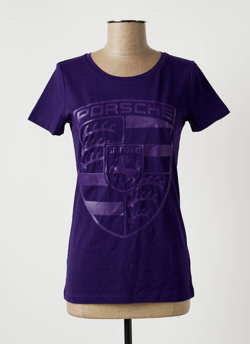 T-shirt violet PORSCHE pour femme