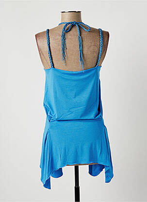 Top stretch fines bretelles bleu KOOKAI femme