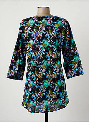 Robe courte manches 3/4 manches 3/4 bleu LA FIANCEE DU PIRATE femme