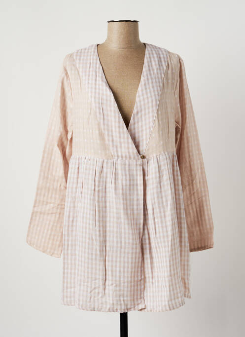 Robe courte beige LA FIANCEE DU MEKONG pour femme