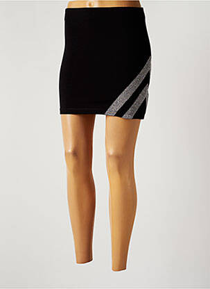 Jupe courte taille haute noir HEAVEN MAY femme
