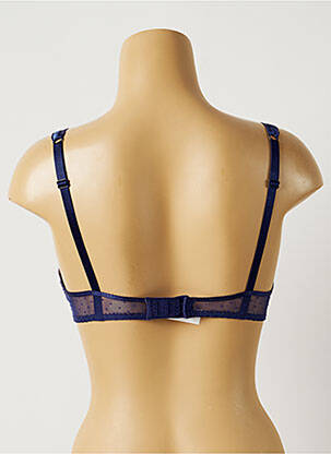 Soutien-gorge effet matière satinée haut soutien-gorge moulé bleu PASSIONATA femme