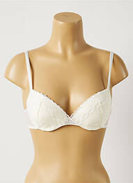 Soutien-gorge effet matière satinée haut soutien-gorge push-up beige PASSIONATA femme