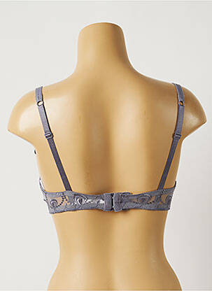 Soutien-gorge effet matière satinée haut soutien-gorge push-up gris PASSIONATA femme