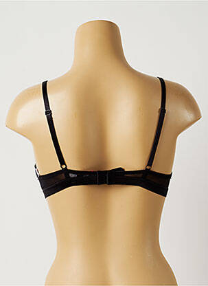 Soutien-gorge effet matière satinée haut triangles noir PASSIONATA femme