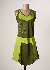 Robe courte vert DIPAWALI pour femme seconde vue