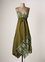 Robe longue vert DIPAWALI pour femme seconde vue