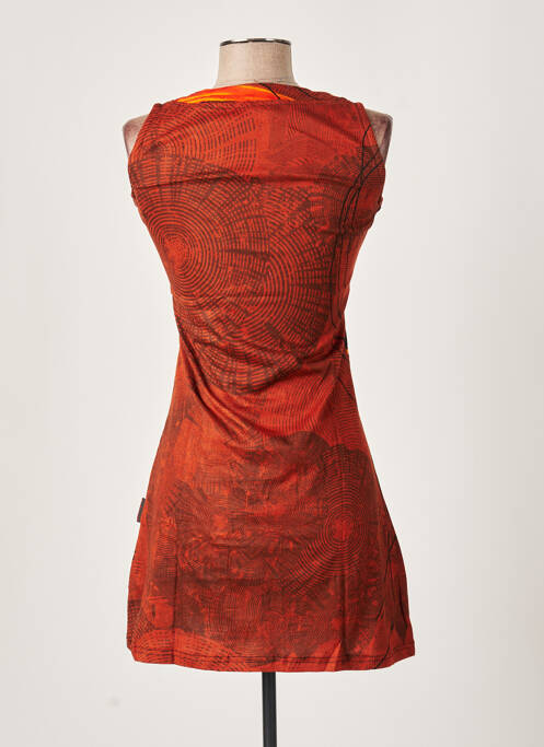 Robe courte orange DIPAWALI pour femme