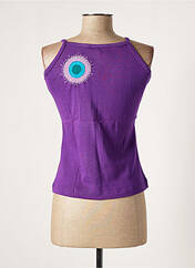 T-shirt violet DIPAWALI pour femme seconde vue
