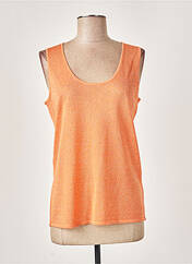 Sweat-shirt orange K-DESIGN pour femme seconde vue