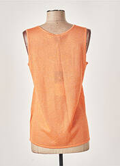 Sweat-shirt orange K-DESIGN pour femme seconde vue