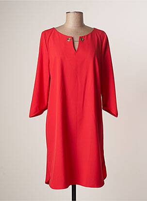 Robe courte rouge POUSSIERE D'ETOLE pour femme