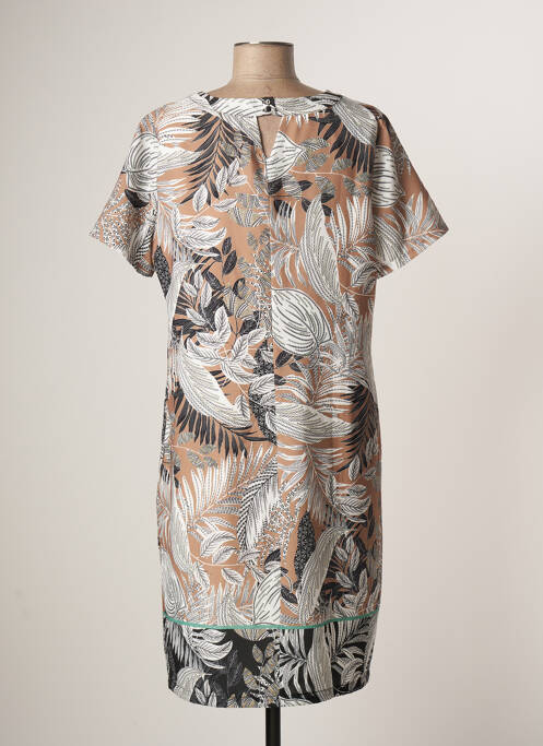 Robe mi-longue marron DIANE LAURY femme